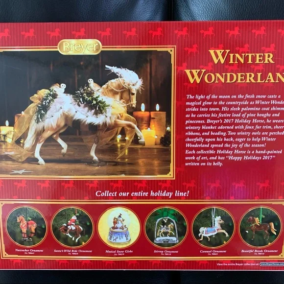 Breyer 2017 holiday horse Winter Wonderland - NIB